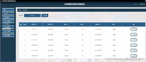 计算机毕设node.js vue中药城药材销售管理系统 程序 lw 部署